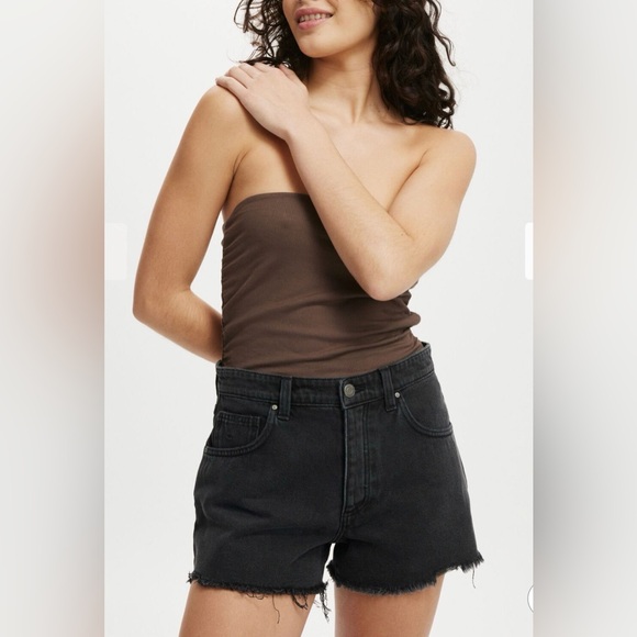 Cotton On Black Denim Women's Shorts - Picture 2 of 6